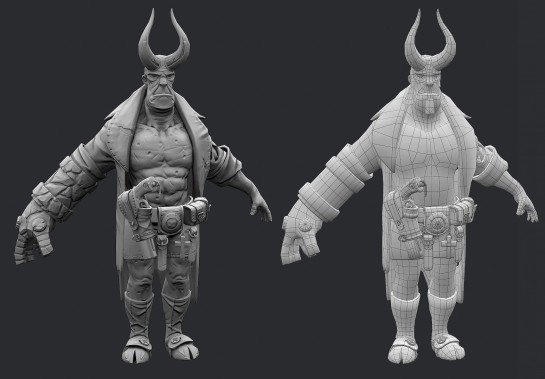 Hellboy_LOwPoly